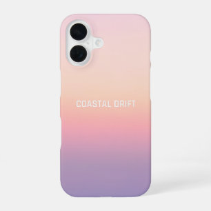 Kustdrift - Pastel Sunset Gradient iPhone 16 Hoesje