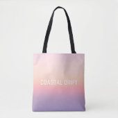 Kustdrift - Pastel Sunset Gradient Tote Bag (Voorkant)