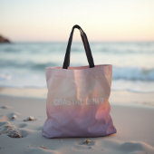 Kustdrift - Pastel Sunset Gradient Tote Bag