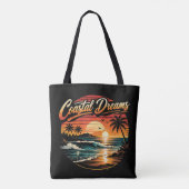 Kustdromen Tote Bag (Achterkant)