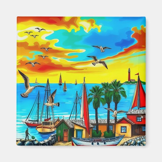 Kustdroomlandschap Magneet (Voorkant)