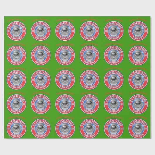 Kustduiker Cadeaupapier (Vlak)