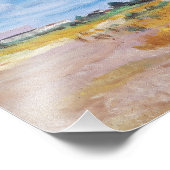 Kustduinen Impressionist Foto Afdruk (Hoek)