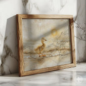  Kusteendje Schilderij Zeegezicht Strand Poster