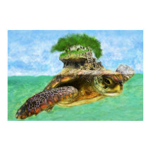 Kusteiland Zee Turtle Island
