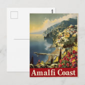Kustelegantie: Amalfi  Briefkaart (Voorkant / Achterkant)