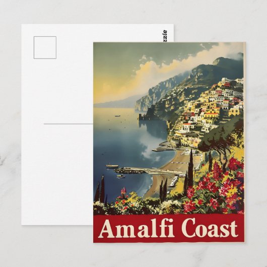 Kustelegantie: Amalfi  Briefkaart (Voorkant / Achterkant)