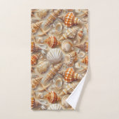 Kustelegantie Seashell patroon Bad Handdoek (Handdoek)