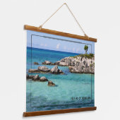 Kustelegantie voor uw ruimte hangend wandkleed (Gebogen)