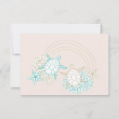 kusten kusten Foto veranderen datum uitnodiging (Achterkant)