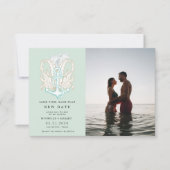 kusten kusten Foto veranderen datum uitnodiging (Voorkant)