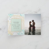 kusten kusten Foto veranderen datum uitnodiging (Binnen)