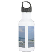 Kusten van Oak Island Waterfles (Achterkant)