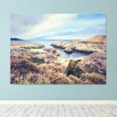 kusterochtend canvas afdruk (Insitu (Houten vloer))