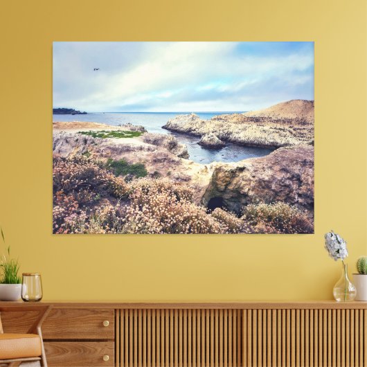 kusterochtend canvas afdruk (Insitu (Woonkamer))