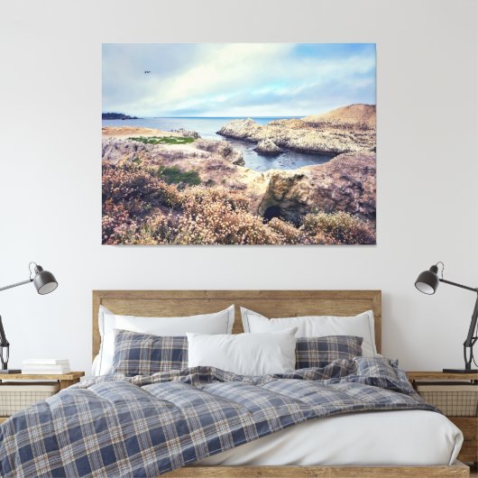kusterochtend canvas afdruk (Insitu (Slaapkamer))