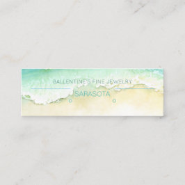 Kustfijn juwelenoorstscherm mini visitekaartje