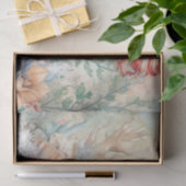 Kustflorale Meeuwen & Schelpen Decoupage  Tissuepapier (Geschenk)