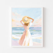Kustfluisteringen Kunstprint Strand Poster