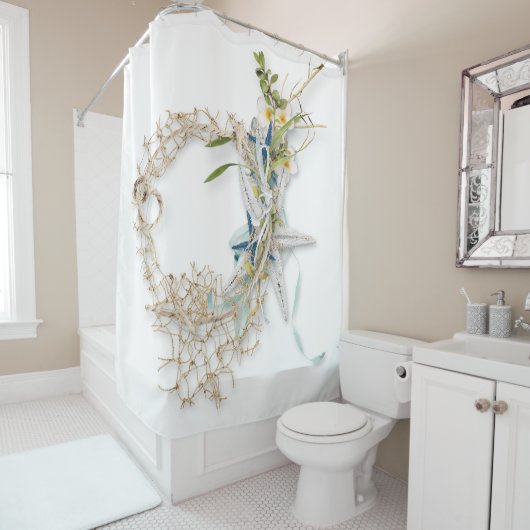 Kustfluitgordijn Douchegordijn (In situ)