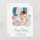 Kustfoto Prettige feestdagen Briefkaart - Waterver (Voorkant / Achterkant)