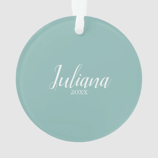 Kustfoto van Shell met kerstmis Ornament (achterkant)