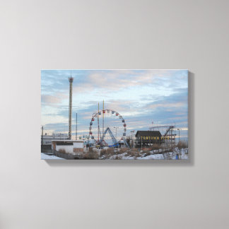 Kustfuntown Pier Canvas Afdruk