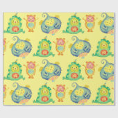 KUSTGEBEURTENISMONSTER VOOR HET WRAPPINGSPAPIER VA CADEAUPAPIER (Vlak)