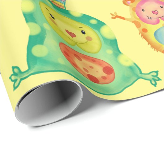 KUSTGEBEURTENISMONSTER VOOR HET WRAPPINGSPAPIER VA CADEAUPAPIER (Rol Hoek)