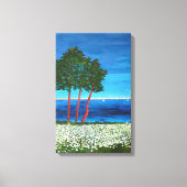 Kustgebied Bretagne Canvas Afdruk (Voorkant)