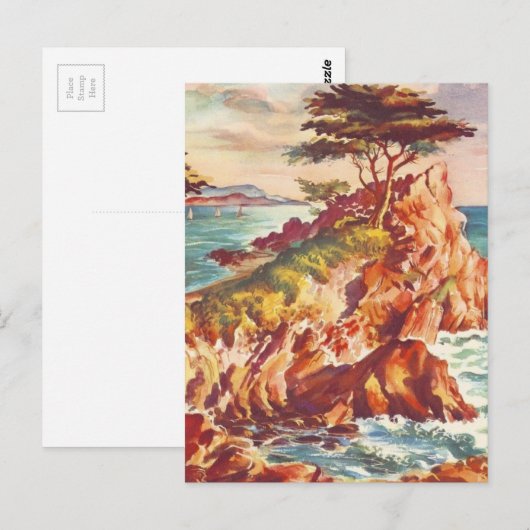  kustgebied Californisch toerisme Verenigde Staten Briefkaart (Voorkant / Achterkant)