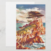  kustgebied Californisch toerisme Verenigde Staten Briefpapier (Voorkant / Achterkant)