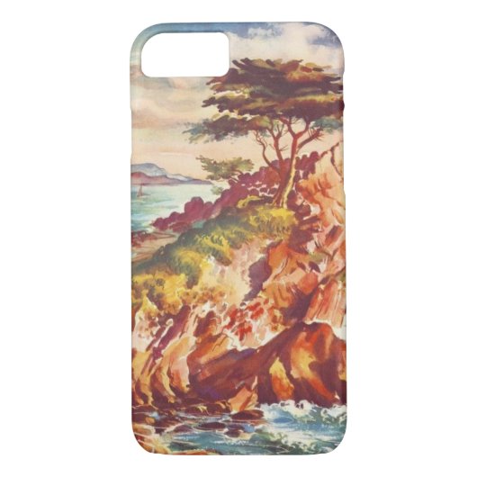  kustgebied Californisch toerisme Verenigde Staten Case-Mate iPhone Case (Achterkant)