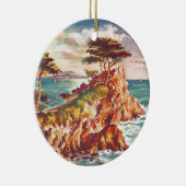  kustgebied Californisch toerisme Verenigde Staten Keramisch Ornament (Rechts)