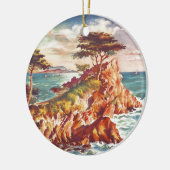  kustgebied Californisch toerisme Verenigde Staten Keramisch Ornament (Links)