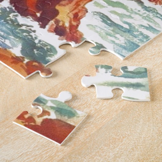  kustgebied Californisch toerisme Verenigde Staten Legpuzzel (Zijkant)