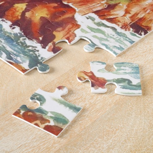  kustgebied Californisch toerisme Verenigde Staten Legpuzzel (Zijkant)