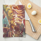  kustgebied Californisch toerisme Verenigde Staten Theedoek (Quarter Fold)