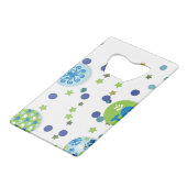 Kustgebied Critter ontwerp Creditkaart Flessenopener (Voorkant Gekanteld)