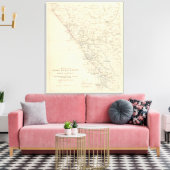 Kustgebied MidCalifornië Canvas Afdruk (Insitu (Woonkamer))