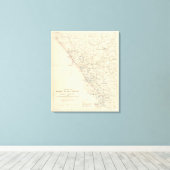 Kustgebied MidCalifornië Canvas Afdruk (Insitu (Houten vloer))