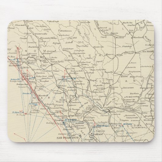 Kustgebied Midden-Californië Muismat (Voorkant)