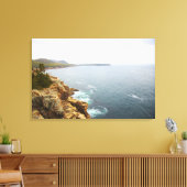 Kustgebied Uitzicht Acadia Nationaal Park Canvas Afdruk (Insitu (Woonkamer))