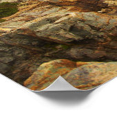 Kustgebied Uitzicht Acadia Nationaal Park Poster (Hoek)