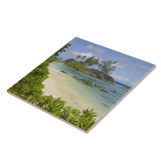 Kustgebied uitzicht op Mahe Tegeltje (Zijkant)