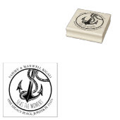 Kustgebieden Zeeen het momentele terugkeeradres Rubberstempel (Gestempeld)