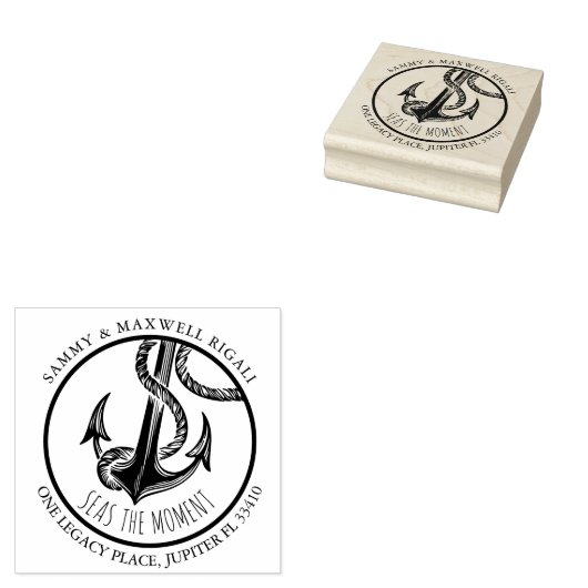 Kustgebieden Zeeen het momentele terugkeeradres Rubberstempel (Gestempeld)