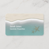 Kustgevaccineerde Starvis op strand Aqua Water Visitekaartje (Voorkant)