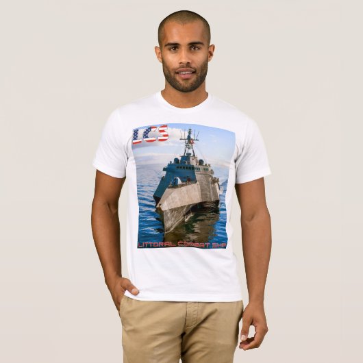 KUSTGEVECHTSSCHIP – LCS T-SHIRT (Voorkant volledig)