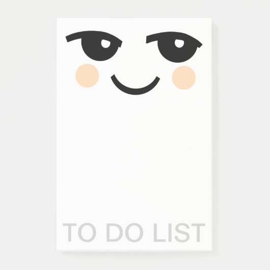 KUSTGEZICHT POST-IT-OPMERKINGEN POST-IT® NOTES (Voorkant)